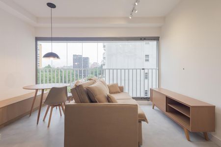 Sala de apartamento para alugar com 1 quarto, 44m² em Pinheiros, São Paulo