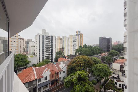 Vista da Sala de apartamento para alugar com 1 quarto, 44m² em Pinheiros, São Paulo