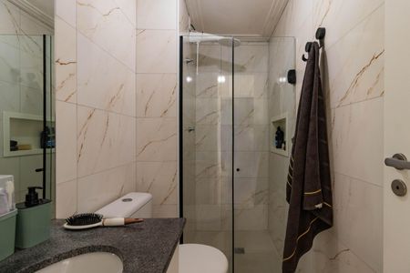 Banheiro de apartamento à venda com 1 quarto, 32m² em Água Branca, São Paulo