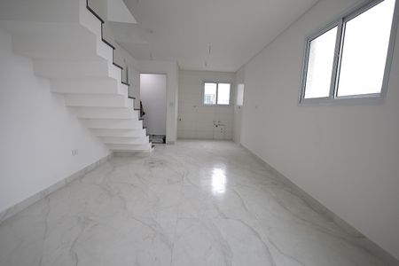 Sala de apartamento à venda com 2 quartos, 120m² em Campestre, Santo André