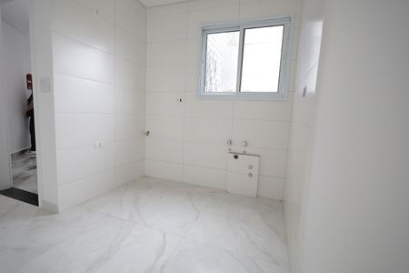 Cozinha de apartamento à venda com 2 quartos, 120m² em Campestre, Santo André