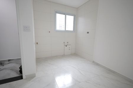 Cozinha de apartamento à venda com 2 quartos, 120m² em Campestre, Santo André