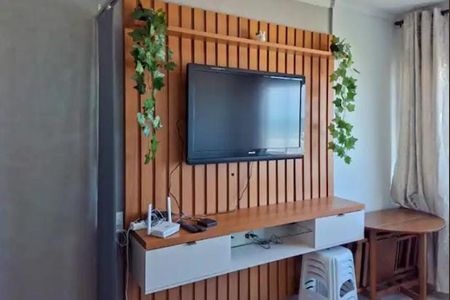 Sala de apartamento para alugar com 1 quarto, 37m² em Guilhermina, Praia Grande