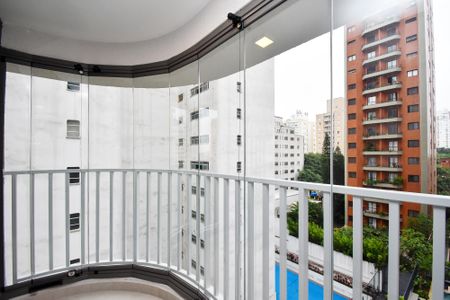 varanda quarto de kitnet/studio para alugar com 1 quarto, 44m² em Pinheiros, São Paulo