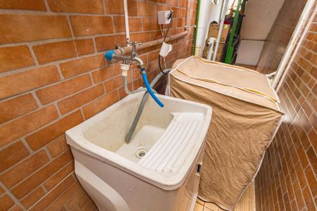 Casa de condomínio para alugar com 40m², 1 quarto e sem vagaDetalhe - Área de Serviço