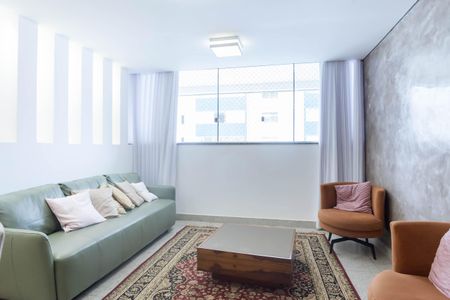 sala de apartamento à venda com 4 quartos, 217m² em Buritis, Belo Horizonte