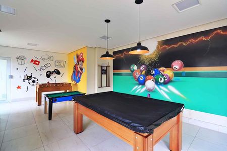 Apartamento à venda com 65m², 2 quartos e 2 vagasÁrea comum - Espaço de jogos