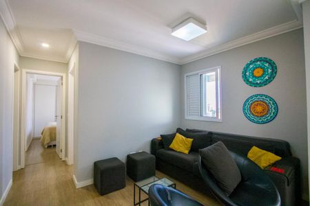 Sala de apartamento à venda com 2 quartos, 65m² em Vila Gilda, Santo André