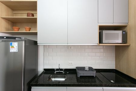 Studio para alugar com 30m², 1 quarto e sem vagaCozinha