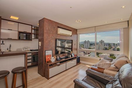 Sala de apartamento à venda com 2 quartos, 65m² em Jardim Botânico, Porto Alegre