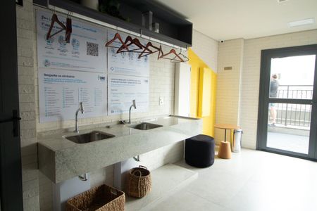 Apartamento para alugar com 26m², 1 quarto e sem vagaLavanderia