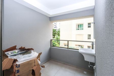 Varanda de kitnet/studio para alugar com 1 quarto, 24m² em Aclimação, São Paulo