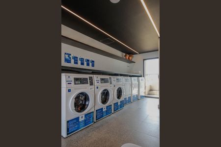 Studio para alugar com 45m², 1 quarto e 1 vagaLavanderia