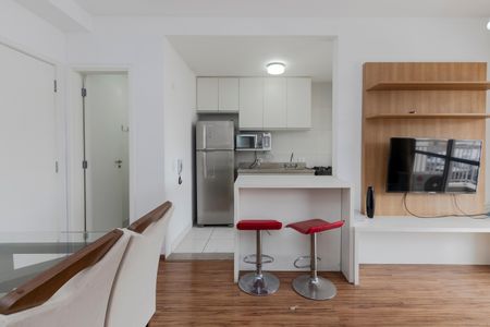 Sala de apartamento à venda com 1 quarto, 49m² em Vila Cordeiro, São Paulo