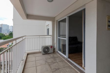 Varanda de apartamento à venda com 1 quarto, 49m² em Vila Cordeiro, São Paulo