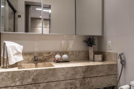 Apartamento para alugar com 142m², 2 quartos e 2 vagasBanheiro da Suíte