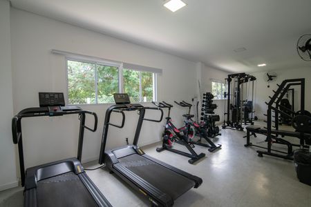 Apartamento para alugar com 54m², 2 quartos e 2 vagas Apartamento para alugar com 54m², 2 quartos e 2 vagasÁrea Comum - Academia