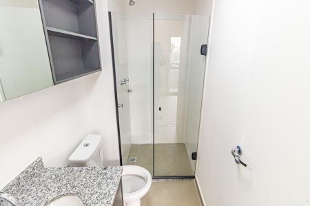 Banheiro de apartamento para alugar com 1 quarto, 27m² em Belenzinho, São Paulo