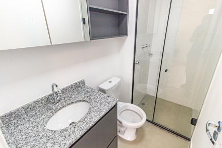 Banheiro de apartamento para alugar com 1 quarto, 27m² em Belenzinho, São Paulo