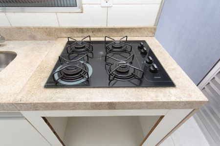 Casa de condomínio à venda com 75m², 2 quartos e 1 vagaCozinha - Cooktop