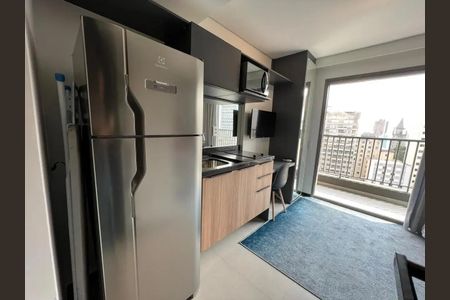Cozinha de apartamento à venda com 1 quarto, 23m² em Consolação, São Paulo