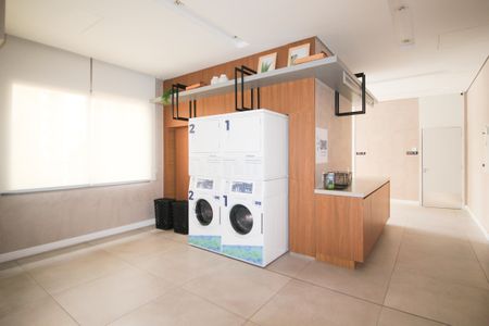 Studio para alugar com 26m², 1 quarto e 1 vagaLavanderia