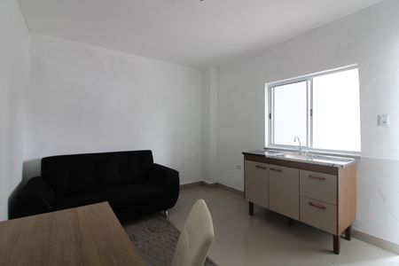 Sala / Cozinha de casa para alugar com 1 quarto, 40m² em Burgo Paulista, São Paulo