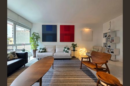 Apartamento para alugar com 117m², 2 quartos e 2 vagasSala