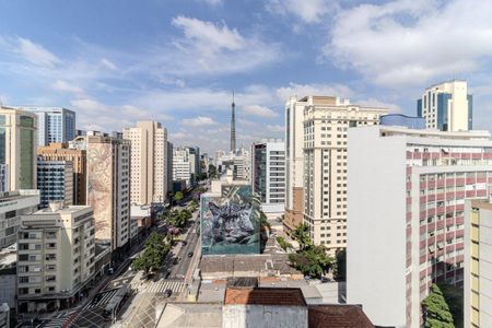 Vista de kitnet/studio à venda com 1 quarto, 32m² em Consolação, São Paulo