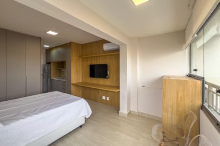Studio à venda com 27m², 1 quarto e sem vagaVaranda