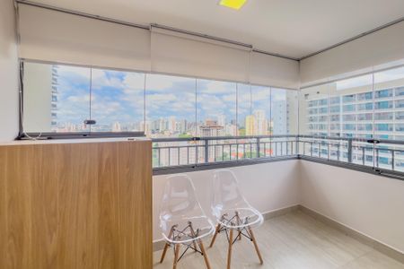 Varanda de kitnet/studio para alugar com 1 quarto, 27m² em Vila Mariana, São Paulo