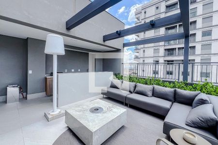 Studio à venda com 27m², 1 quarto e sem vagaChurrasqueira