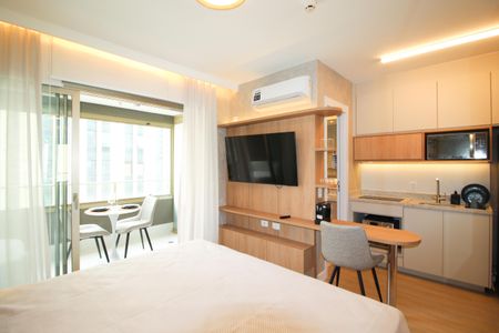Suíte  de kitnet/studio para alugar com 1 quarto, 28m² em Indianópolis, São Paulo