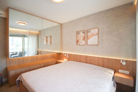 Suíte  de kitnet/studio para alugar com 1 quarto, 28m² em Indianópolis, São Paulo