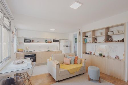 Sala de apartamento à venda com 1 quarto, 36m² em Pinheiros, São Paulo