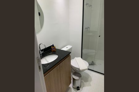 Banheiro de apartamento para alugar com 1 quarto, 26m² em Perdizes, São Paulo