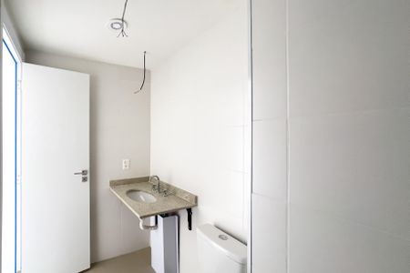 Banheiro de kitnet/studio para alugar com 1 quarto, 24m² em Vila Mariana, São Paulo