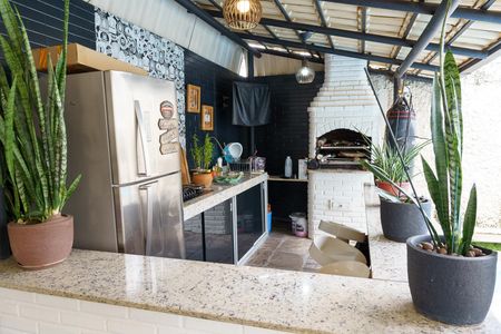 Área comum - Churrasqueira de casa à venda com 4 quartos, 384m² em Santa Cruz Industrial, Contagem