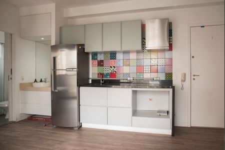 Studio à venda com 32m², 1 quarto e 1 vagaCozinha
