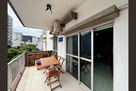 Varanda da sala de apartamento para alugar com 2 quartos, 79m² em Botafogo, Rio de Janeiro