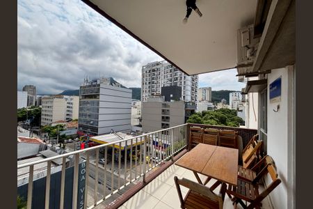 Varanda da sala de apartamento para alugar com 2 quartos, 79m² em Botafogo, Rio de Janeiro