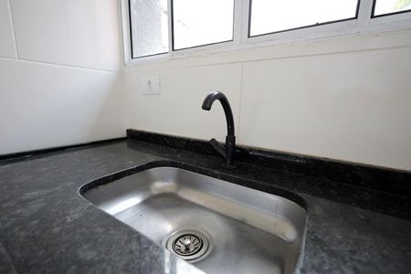 Cozinha de casa para alugar com 2 quartos, 80m² em Vila Marina, Santo André