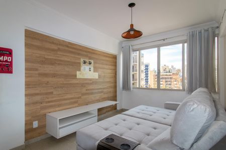Sala de apartamento para alugar com 1 quarto, 60m² em Centro, Campinas