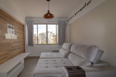 Sala de apartamento para alugar com 1 quarto, 60m² em Centro, Campinas