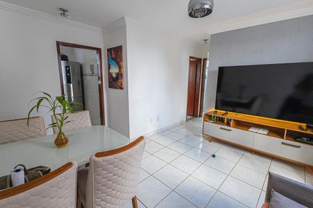 sala de apartamento à venda com 2 quartos, 60m² em Paquetá, Belo Horizonte