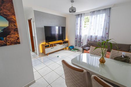 sala de apartamento à venda com 2 quartos, 60m² em Paquetá, Belo Horizonte