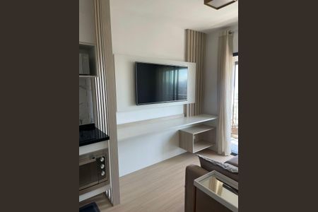 Sala de apartamento à venda com 1 quarto, 33m² em Santo Amaro, São Paulo