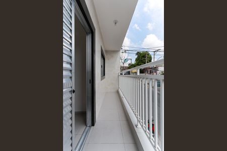 Varanda do quarto 1 de apartamento para alugar com 2 quartos, 55m² em Vila Amalia (zona Norte), São Paulo