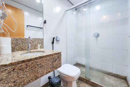 Banheiro de kitnet/studio à venda com 1 quarto, 15m² em Centro, Rio de Janeiro