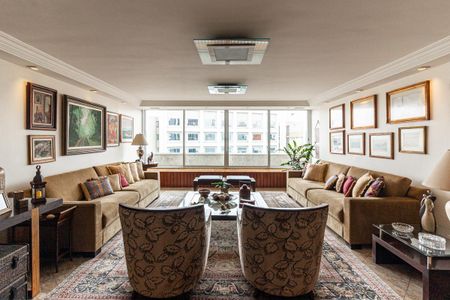Sala de apartamento à venda com 4 quartos, 255m² em Vila Buarque, São Paulo
